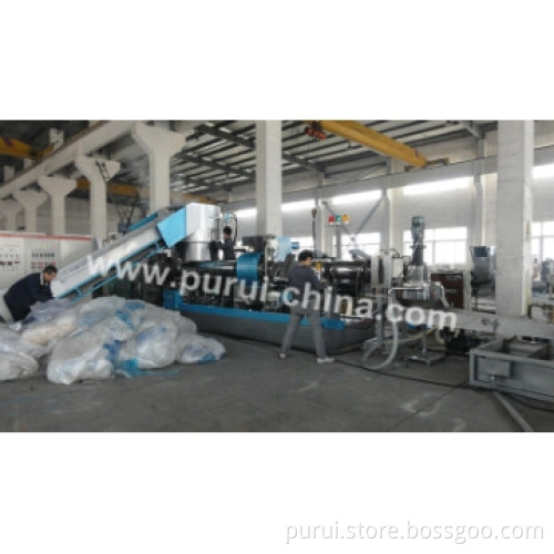 PP PE film granulating plant
